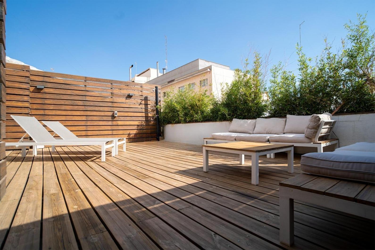 Atico Con Terraza Y Jacuzzi En El Centro Leilighet Valencia Rom bilde