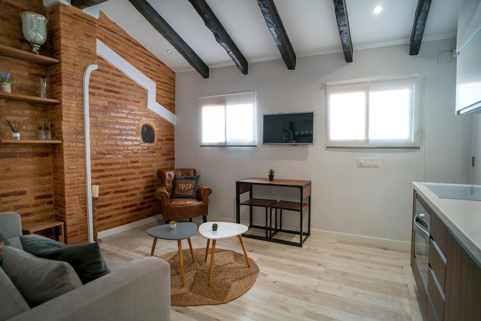 Atico Con Terraza Y Jacuzzi En El Centro Leilighet Valencia Rom bilde